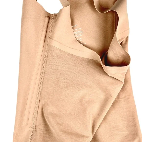Honeylove Open-Bust Mid-Thigh Bodysuit Sand Size 1X $109 MSRP - Picture 4 of 11